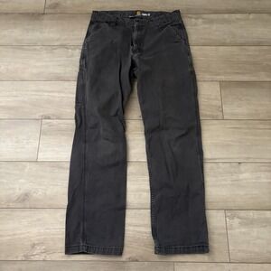 Carhartt Faded Gray Relaxed Fit Carpenter Gray 6 Pockets Sz 24x34
